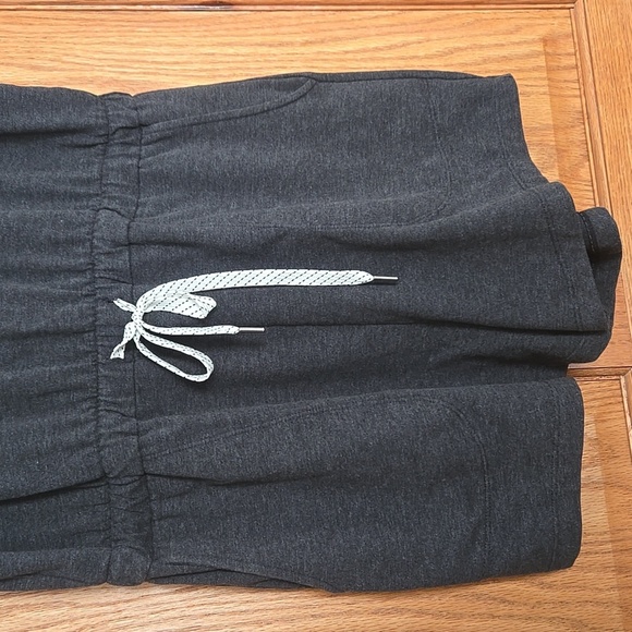 Zella charcoal gray Lightweight Summer tank top romper  Women’s MEDIUM - Picture 3 of 8